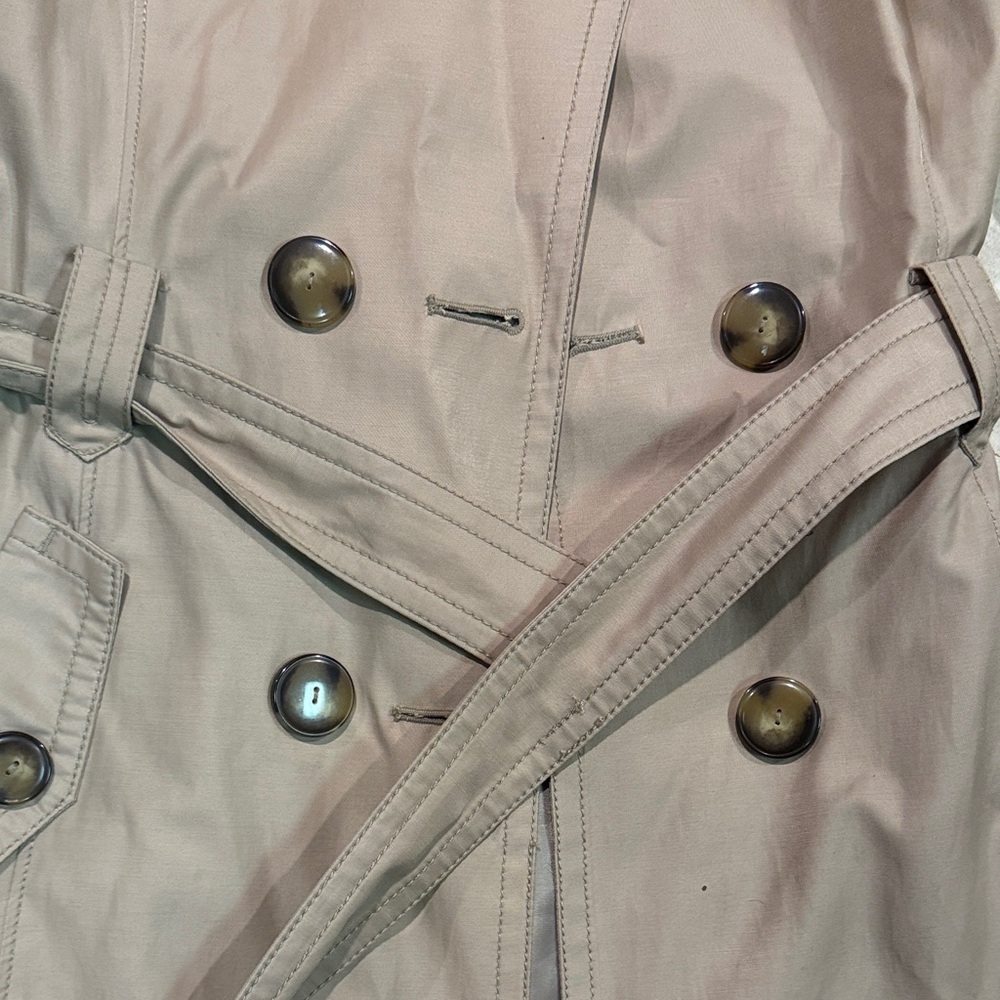 Jones New York Tan Trench Coat - Picture 3 of 6
